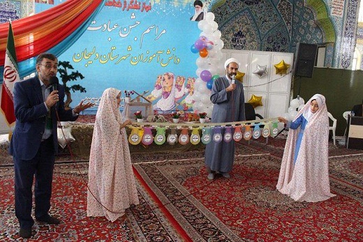 جشن تکلیف الهی ۳۵۰ دختر دلیجانی +تصاویر