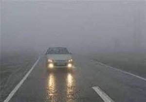 جاده‌های مازندران بارانی و لغزنده