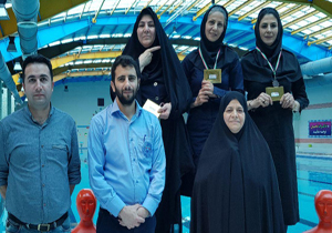 مسابقات نجات غریق بانوان پیشکسوت در شهرکرد