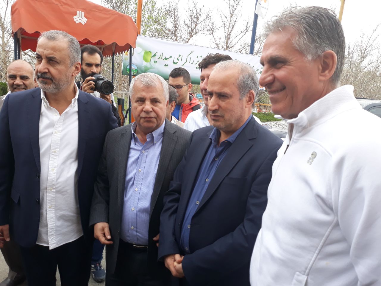مراسم روز درختکاری در باشگاه سایپا