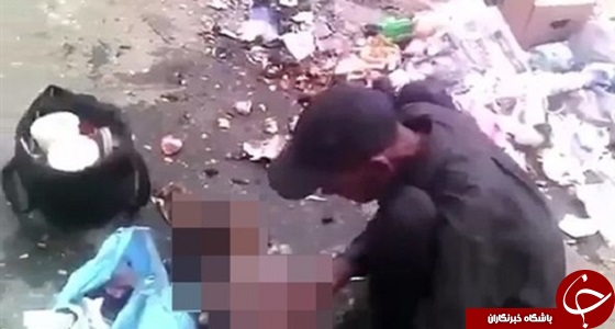 اقدام تکان&zwnj;دهنده مرد فقیر از روی گرسنگی شدید!+تصاویر
