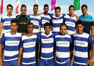 صعود تیم شهرداری دشتی به جمع چهار تیم برتر