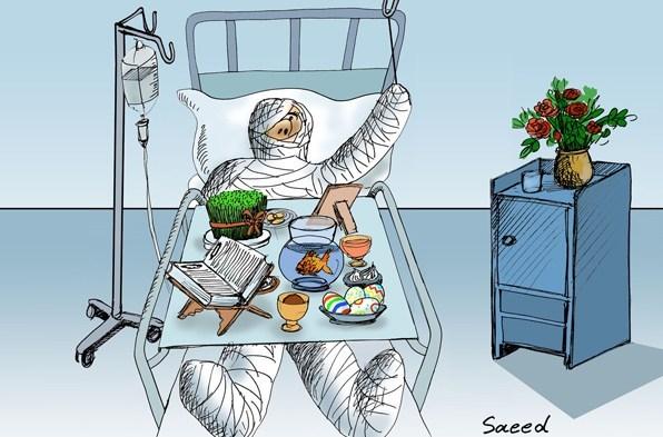 نقاشی در مورد خطرات چهارشنبه سوری