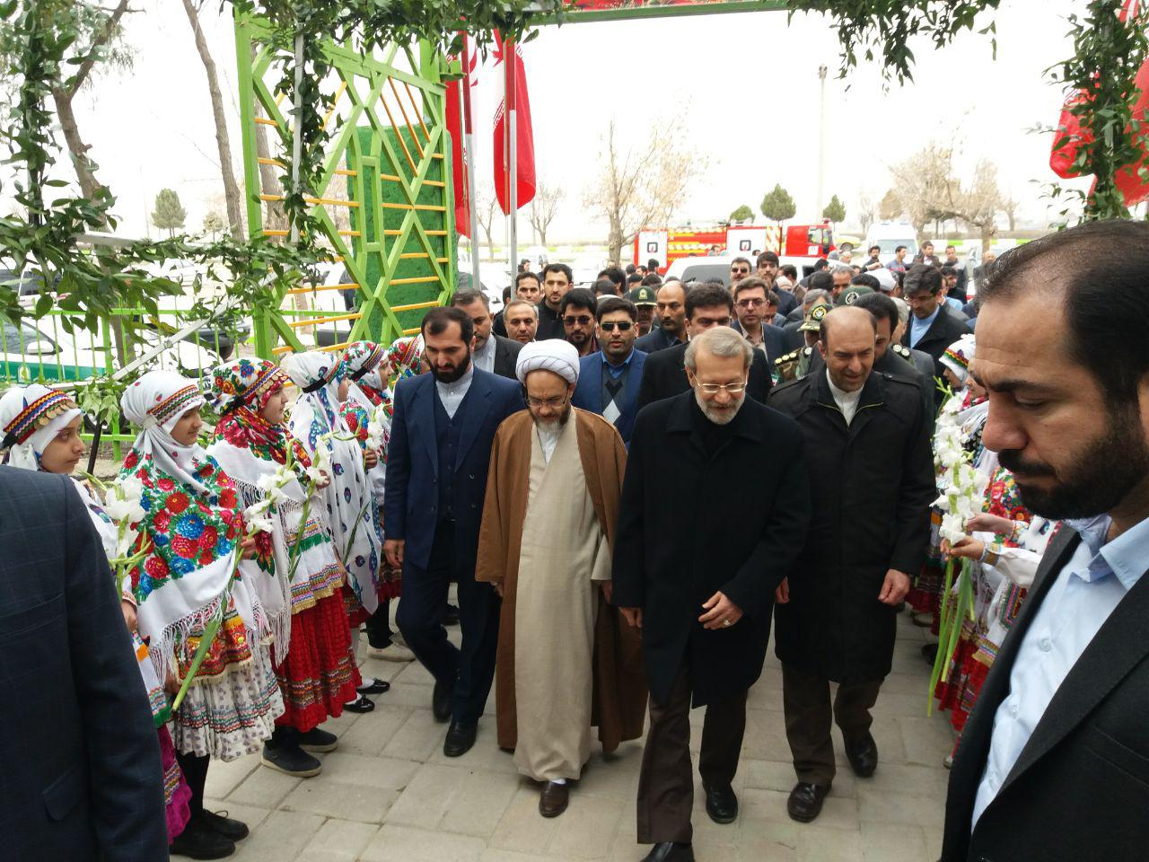 رئیس مجلس شورای اسلامی وارد قوچان شد