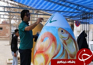 برگزاری جشنواره تخم مرغ&zwnj;های تزئینی در قزوین