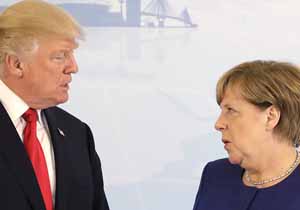 مرکل: اتحادیه اروپا باید آماده پاسخ به اقدامات یکجانبه آمریکا باشد