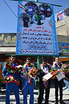 استقبال از قهرمانان تیم ملی هنرهای رزمی جهان در شهرستان فلاورجان