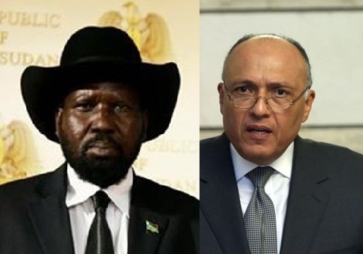 وزیر خارجه مصر با رئیس جمهور سودان جنوبی دیدار کرد