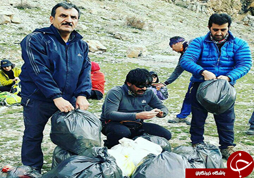 اجرای طرح بی زباله با شعار 