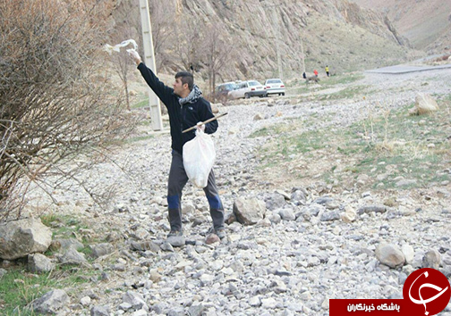اجرای طرح بی زباله با شعار 