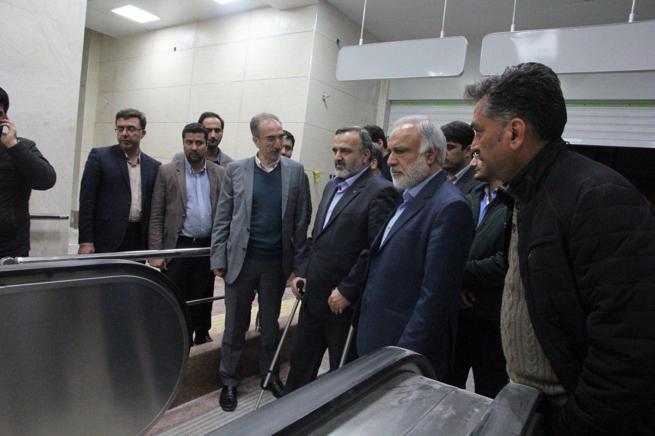 بازدید استاندارخراسان رضوی از پروژه های شهری مشهد