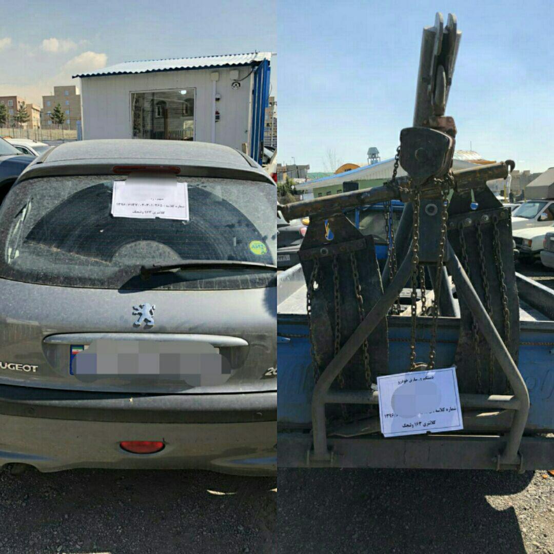 انهدام باند ربایندگان خودرو با جرثقیل در پایتخت