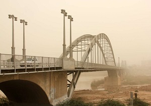 جولان گرد و غبار در آسمان خوزستان