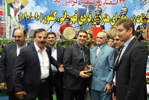 تجلیل ازبرترین&zwnj;های مسابقات زورخانه&zwnj;ای کشور جام ۳۳۰ شهید محلات + تصاویر