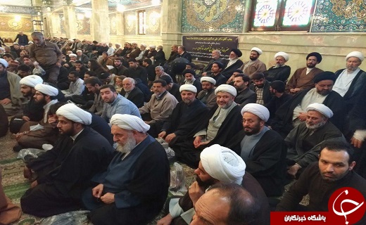 تشییع  و خاکسپاری پیکر آیت الله شاه آبادی در قم
