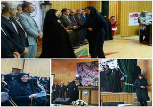 قدردانی از بانوان نمونه صنعت آب و برق مازندران