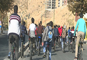 برگزاری همایش دوچرخه سواری در مهاباد