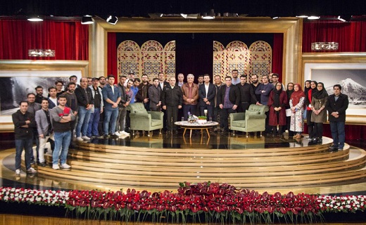 بازدید سرزده سردار رحیمی از پشت صحنه &laquo;دورهمی&raquo;