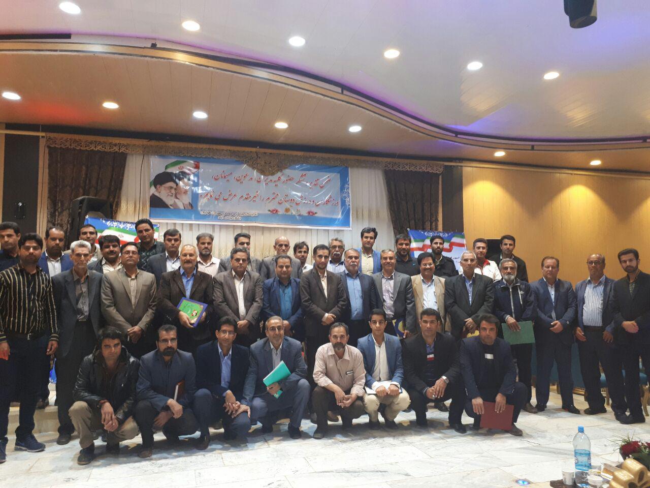 گرامیداشت شهدای ورزشکار در یزدان آباد زرند + تصاویر