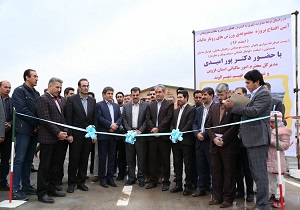 افتتاح پروژه مجموعه ورزشی روباز در الوند