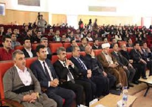 برگزاری مراسم شب شعر حلبچه در شهر کانی سور بانه