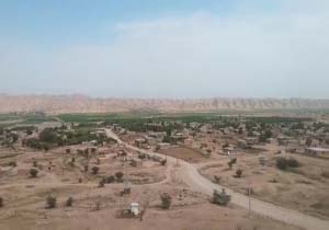 نمایی از روستای زیبای «تل سامان» در کازرون + فیلم