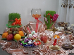 تزیین سفره هفت&lrm;سین نود و هفت +تصاویر