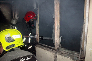 حریق منزل مسکونی در گرگان