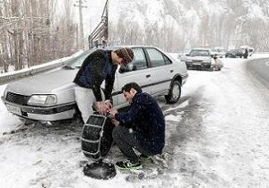 گردنه خوش ییلاق و جاده توسکستان بسته شد