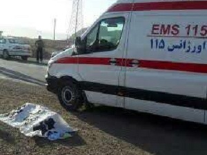 مرگ عابر در محور اراک_قم به علت بی توجهی راننده