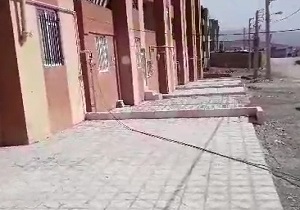 وضعیت عجیب برق‌رسانی مسکن مهر هرسین + فیلم