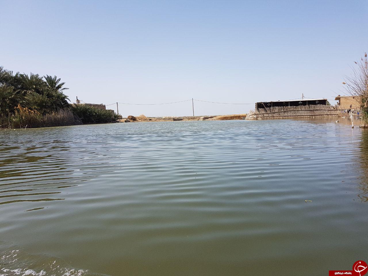 شادگان و جاذبه خانه های شناور در میان آب