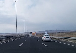 بازی با جان مسافران توسط راننده اتوبوس + فیلم