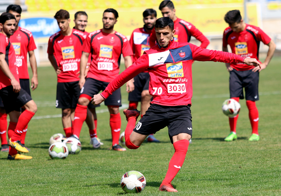 آخرین تمرین پرسپولیس در سال ۹۶ برگزار شد