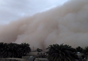 تایم لپس وحشتناک از لحظه وقوع طوفان گردوخاک + فیلم