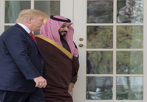 محمد بن سلمان وارد واشنگتن شد+ تصاویر