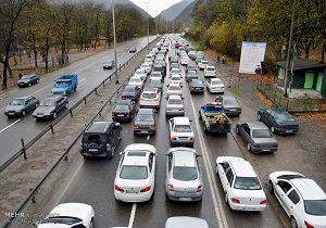 تردد بیش  از 2 هزارو176 خودرو در محدوده های برون شهری / ترافیک روان در تمامی محورهای مواصلاتی کشور