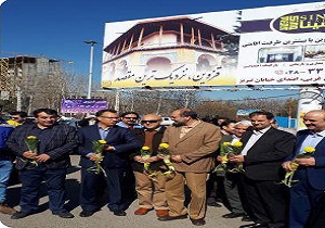 استقبال از مسافران نوروزی در قزوین