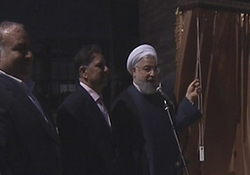 سلفی مسافران نوروزی با رئیس جمهور + فیلم