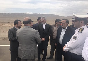 افتتاح باند دوم قطعه پنج بزرگراه زابل - زاهدان