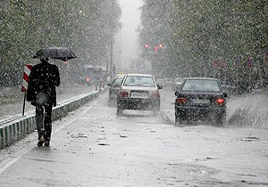 بارش برف و باران در برخی استان های کشور + فیلم