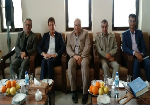 دیدار مدیرکل حفاظت محیط زیست استان یزد با فرماندار شهرستان خاتم