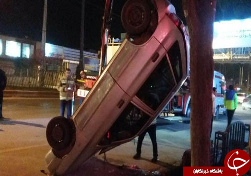 جان باختن جوان ساروی در بلوار خزر