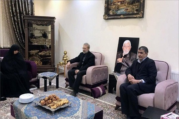 دیدار رئیس مجلس با خانواده شهیدان عبوری