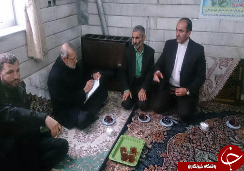 حضور رئیس مجلس شورای اسلامی در امامزاده ابوطالب محمد (ع) زیرآب +تصاویر