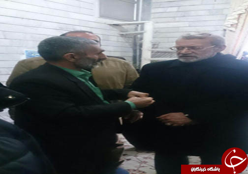 حضور رئیس مجلس شورای اسلامی در امامزاده ابوطالب محمد (ع) زیرآب +تصاویر