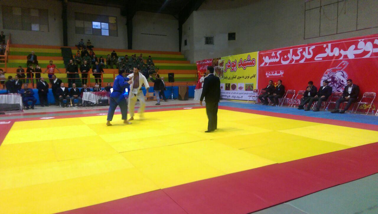 پایان رقابت&zwnj;های جودو قهرمانی کارگران کشور در مشهد