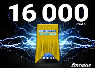 گوشی شرکت Energizer با بتری 16000 میلی آمپر ساعتی
