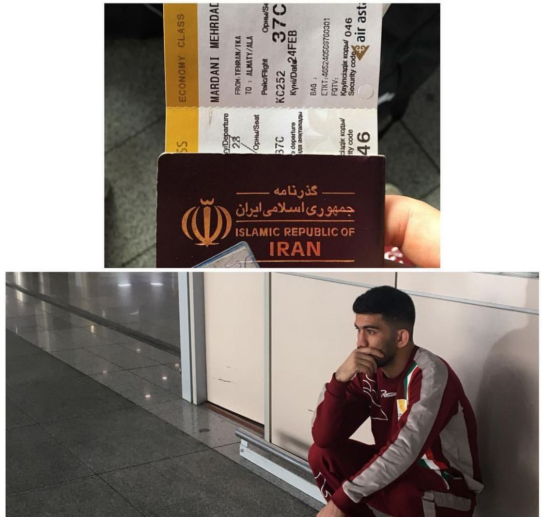 مجوز خروج مردانی صادر نشد/برگشت از فرودگاه به خانه کشتی