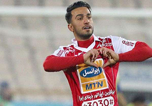 گل اول پرسپولیس به استقلال خوزستان + فیلم